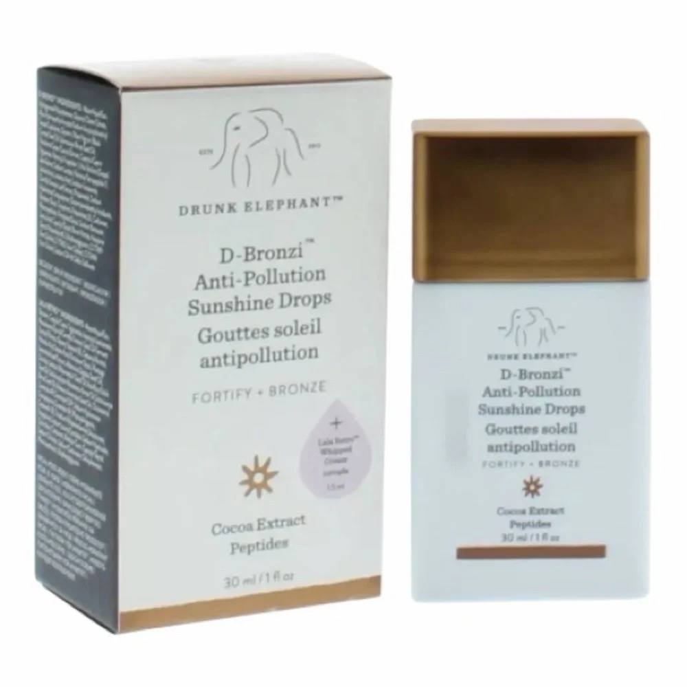 Drunk Elephant D-Bronzi Anti-Pollution Sunshine Drops (Bronzer) NEW Full Size